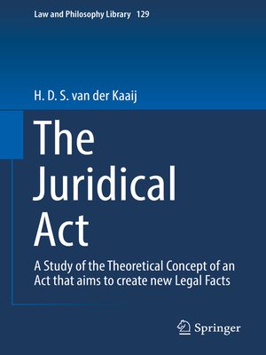 cover image of The Juridical Act